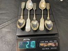 Sterling Silver (5) Gorham spoons lot 210g