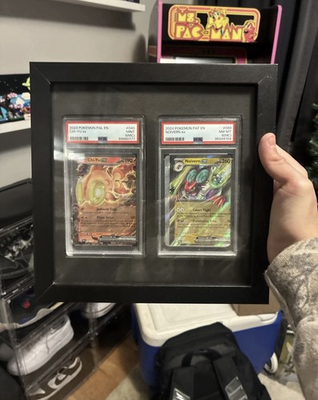 #ad 🔥 POKEMON MISCUT NOIVERN EX PSA 8 amp; CHI YU EX PSA 9 🔥 FRAMED RARE DISPLAY $400.00