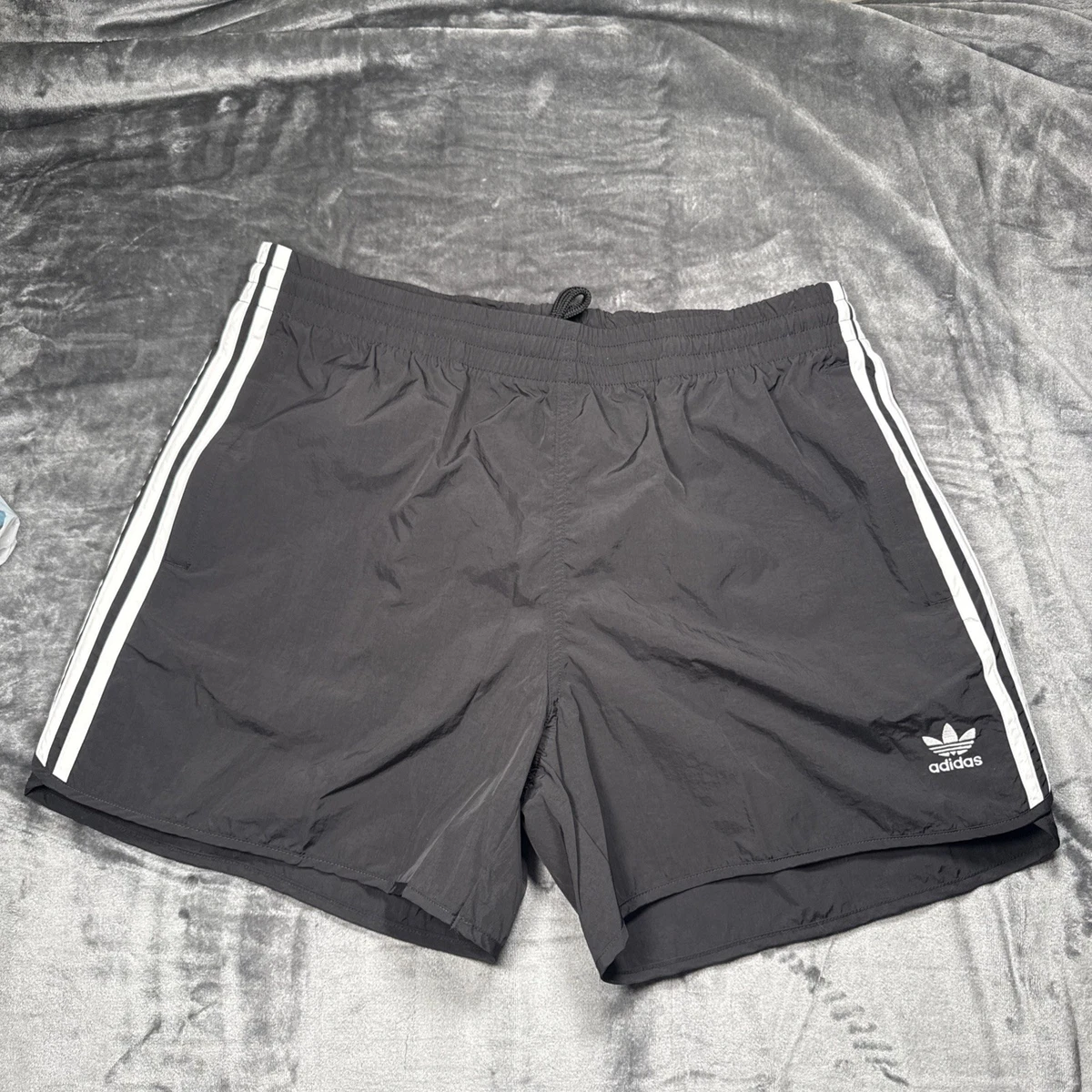 adidas Nylon White Shorts for Men for sale | eBay
