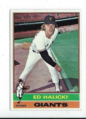 ED HALICKI 1976 Topps (SET BREAK) High Grade Mint *Brite Color *Spotless Surface
