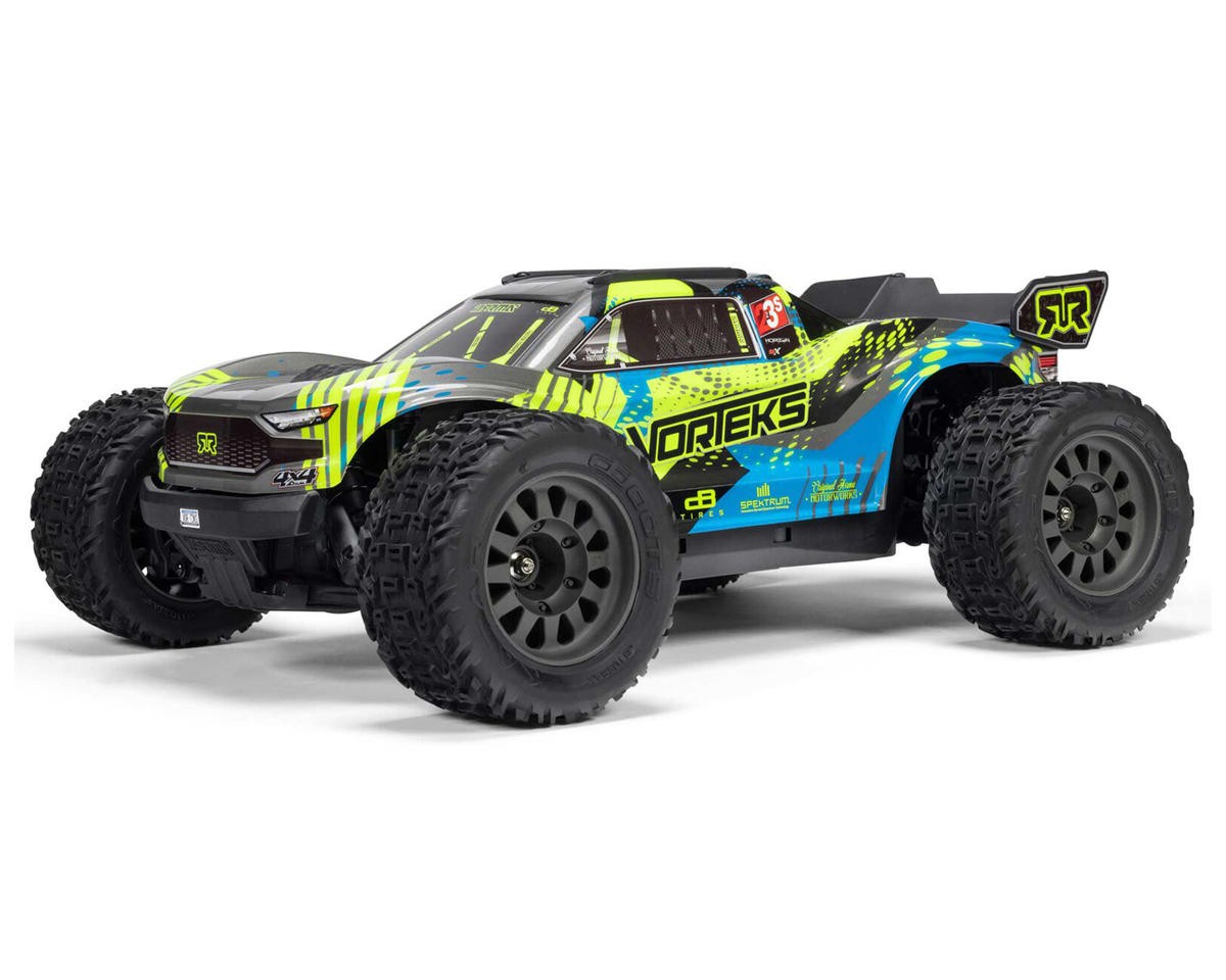 Arrma Vorteks 223S 1/10 BLX Brushless RTR 4WD Stadium Truck (Teal) [ARA4305V4T2]w/SLT3 2.4GHz Radio & DSC