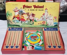 💥 1950's Hal Foster PRINCE VALIANT A Game Of Valor Board Game complete ? 💥
