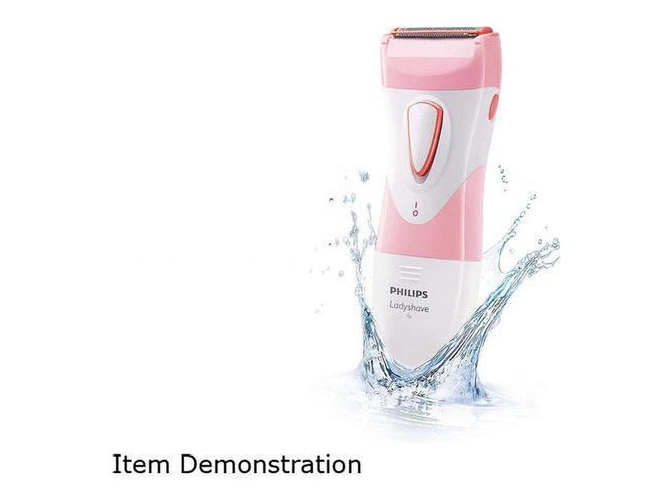 Philips SatinShave Essential Women's Wet / Dry Leg Electric Shaver, Pink, HP6306 - Image 3 of 4