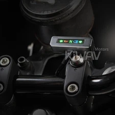 Mini LED dash panel dashboard black warning light 12V custom motorcycle US STOCK