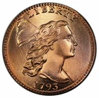 Photo of a 1793-P Large Cent from an eBay listing that sold on Jun 21, 2026