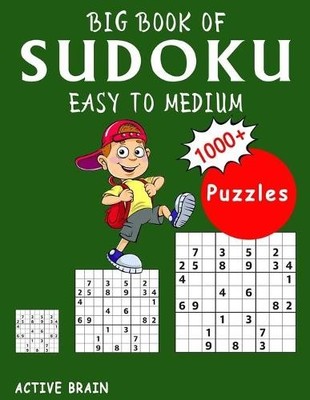 Active Brain Big Book of Sudoku Easy to Medium (Paperback)
