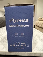 Elephas Mini Projector LED Portable Home Theater HDMI USB AV Black