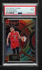 2024 Select WNBA Premier Level Tie-Dye Prizm /25 Allisha Gray PSA 9 MINT 3d3