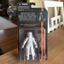 Hasbro Star Wars Black Series Orange Line  24 Snowtrooper Commander 3.75  Figure