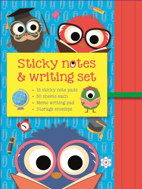 Sticky Notes and Writing Set School Monsters 9780754832935