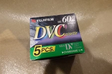 New 5 packs of FujiFilm DVC 60 SP 90 LP Mini DV Digital Video Cassette