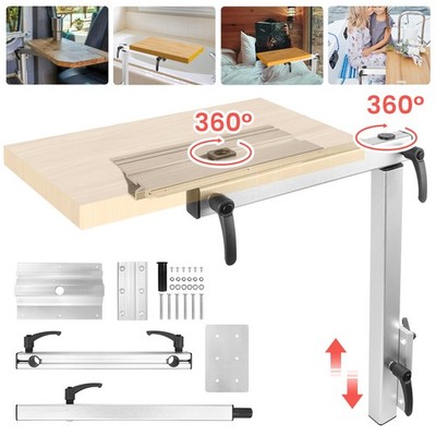 360° Drehbare Tischbein Tischfuß Tischgestell Yacht Camper Boot,Fuß RV Tisch DE