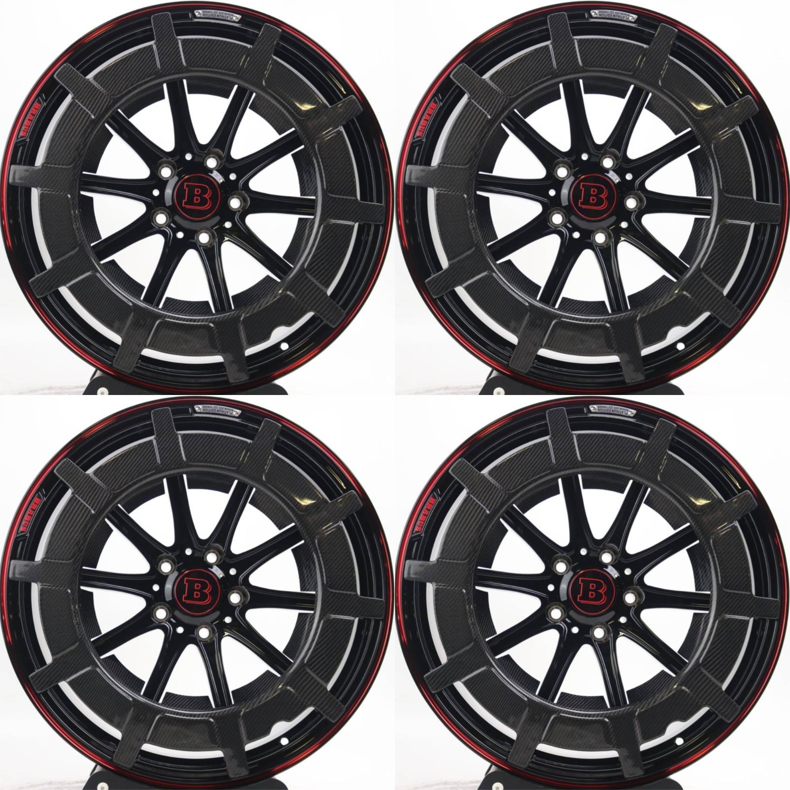 22" FORGED Mercedes-Benz BRABUS Wheels Rims Set of 4 22X10 5x130