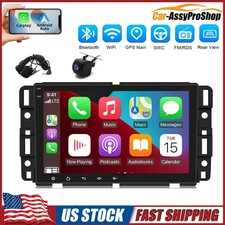 Double DIN Android 13 8" Car Stereo Radio GPS WiFi For GMC Yukon Chevy Silverado