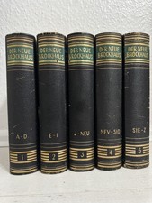 Der Neue Brockhaus, A-Z 1959, Halbleder Goldschnitt