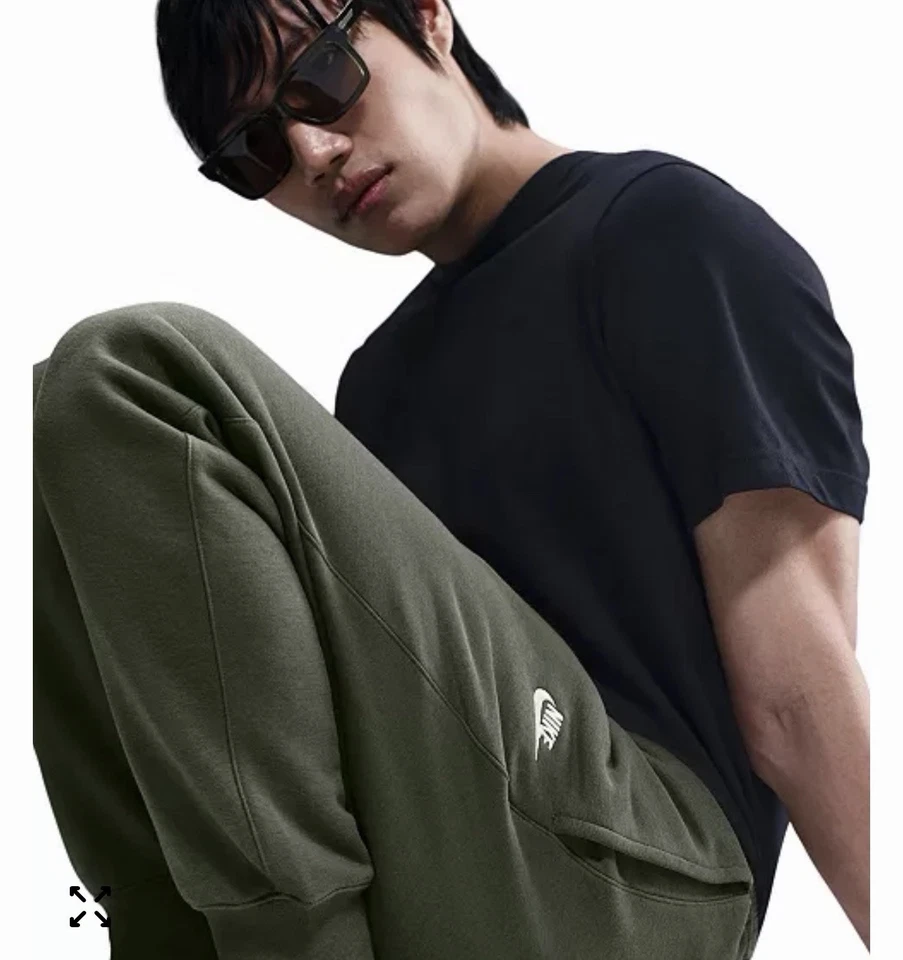 Calça jogger masculina Nike Sportswear clube lã verde tamanho médio M BV2737-326 - Imagem 3 de 4