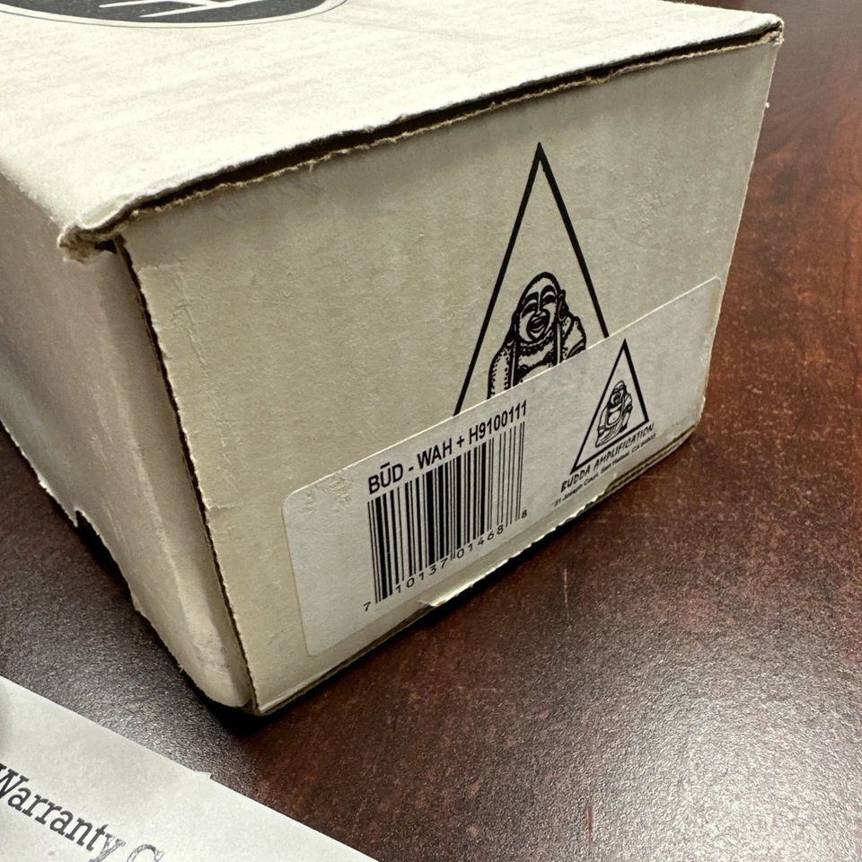 Budda Purple Bud-Wah + Guitar Effects Pedal with Box & Papers USA Clean - Image 4 of 4