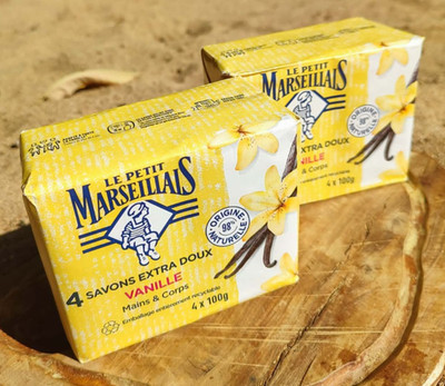 SET MIT 8 X LE PETIT MARSEILLAIS 100 G FESTE SEIFE - EXTRA WEICH - VANILLE