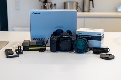 Canon 90d Kamera DLSR inkl. Sigma 17-70 f2.8-4 