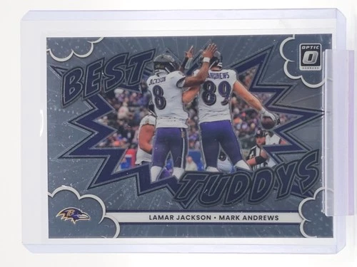 2025 Donruss Optic Lamar Jackson/Mark Andrews Base (RAW)