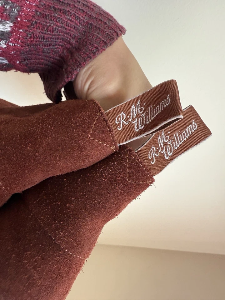 Botas de postre de gamuza tabaco R M Williams talla 11 Foto 3 de 4