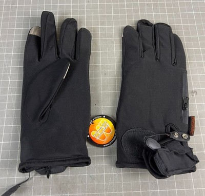 WARMWEAR Battery Heated Touch Screen Gloves Polyester  Black Size L/XL