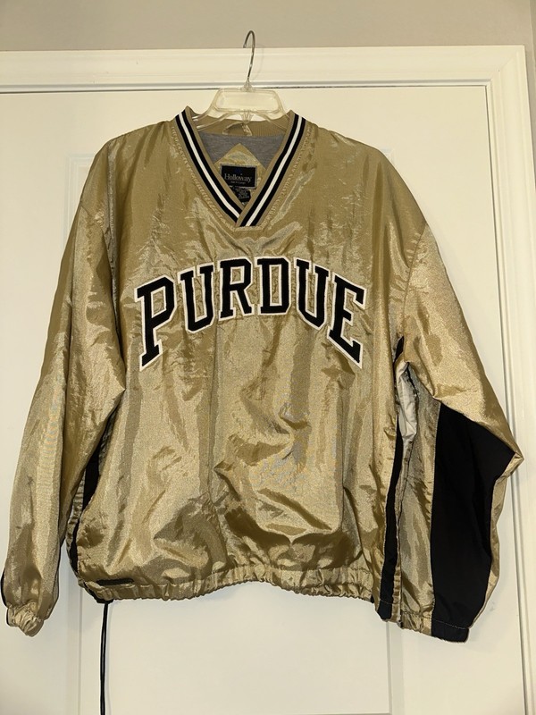Vintage Purdue Boilermakers Pullover Windbreaker Jacket Men’s Size XL
