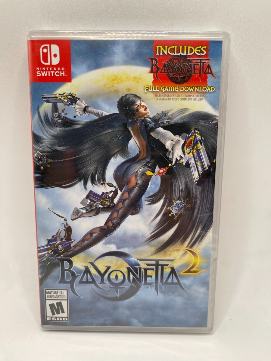 Bayonetta (Full Game Download) Nintendo Switch First 1st Print USA  RARE