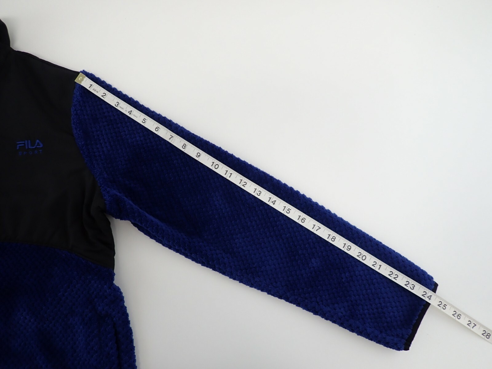 FILA SPORT Giacca donna in pile con zip intera taglia L #A23