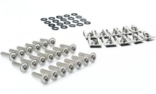 BMW screws trim motorcycle torx clip clamps kit stainless steel M5x20mm set