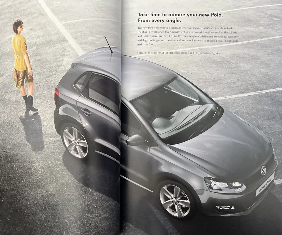 2009 VW Volkswagen Polo UK Brochure & Price List Inc S Moda SE SEL Models - Image 3 of 4