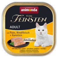 Animonda Vom Feinsten Adult Pute Rindfleisch 32X 100 G Katzenfutter Nassfutter