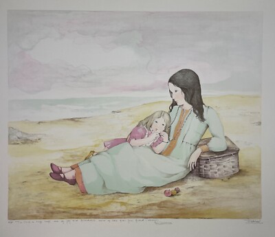 FABIANI, Susana -'SEA BREEZE'- Vintage/New- LITHOGRAPH PRINT- AP Personalized