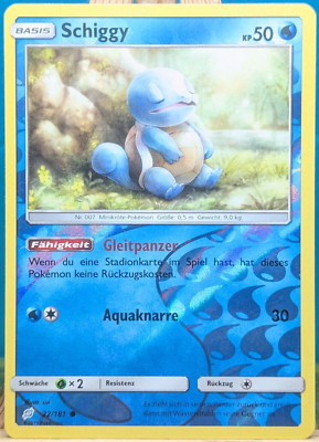 POKEMON - Teams sind Trumpf - Schiggy - 22/181 - REVERSE HOLO - deutsch