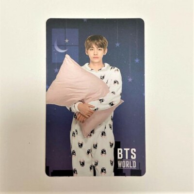 BTS WORLD OST Soundtrack ALBUM Official Coupon pillow Photocard