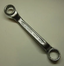 Vintage *Indestro* 5/8" X 11/16" Offset Box End Wrench 933 - Forged in U.S.A.