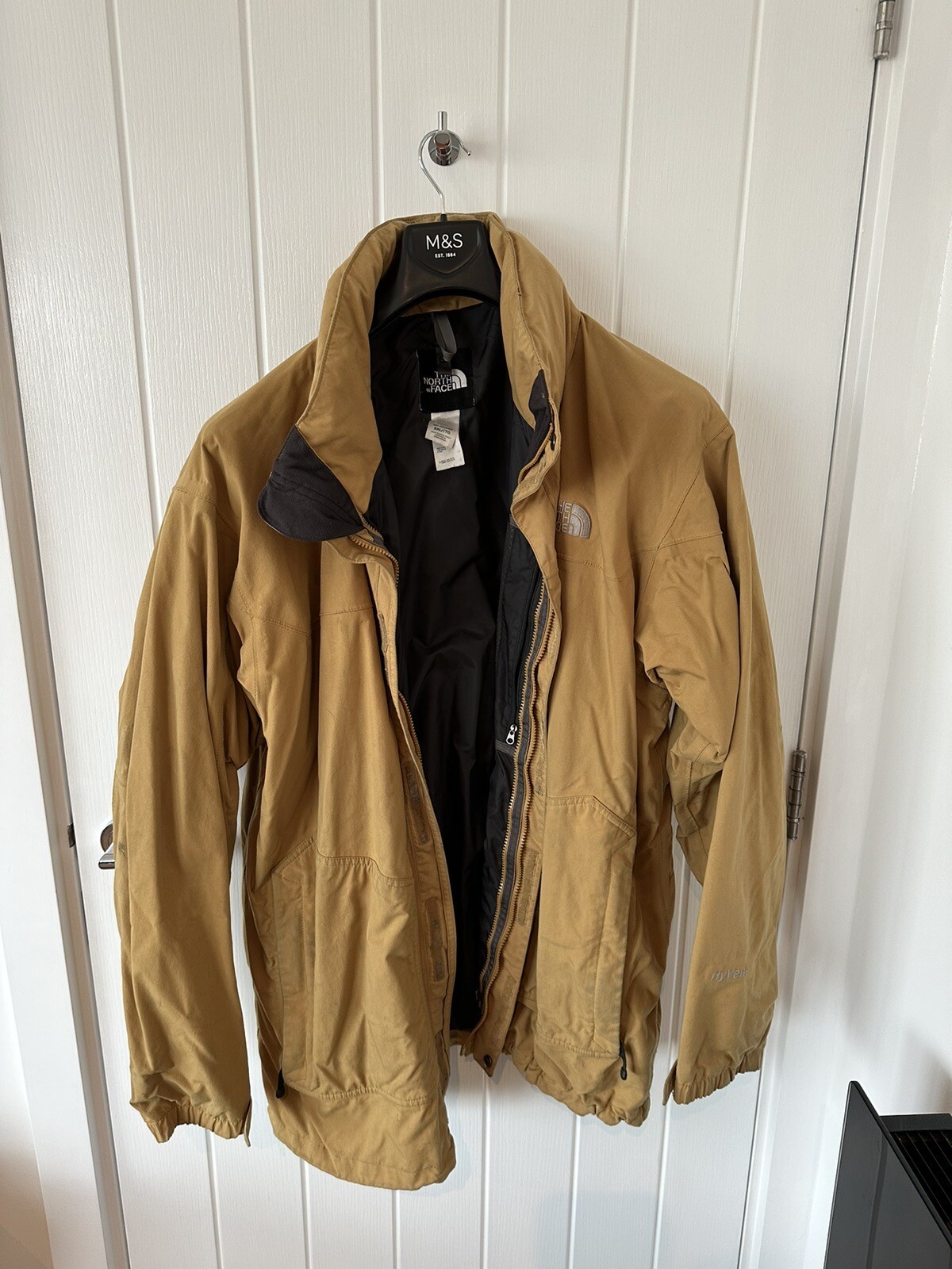 Vintage North Face Jacket Yellow Mens XXL eBay
