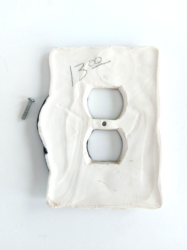 Ceramic Black Rooster Electrical Wall Outlet Plate eBay