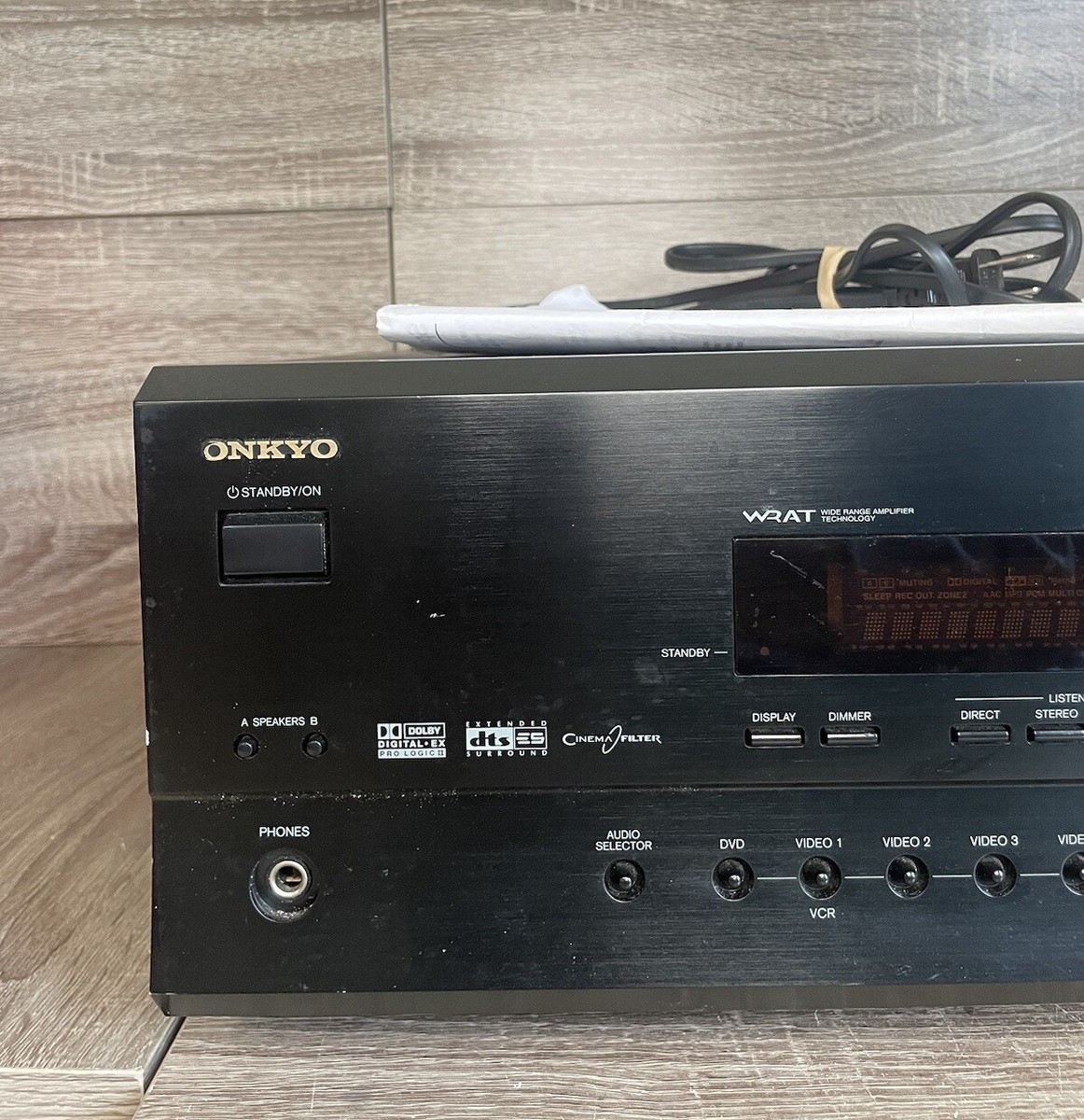 Onkyo TX-SR600 A/V 6.1 Receiver Dolby Digital EX DTS-ES Pro Logic