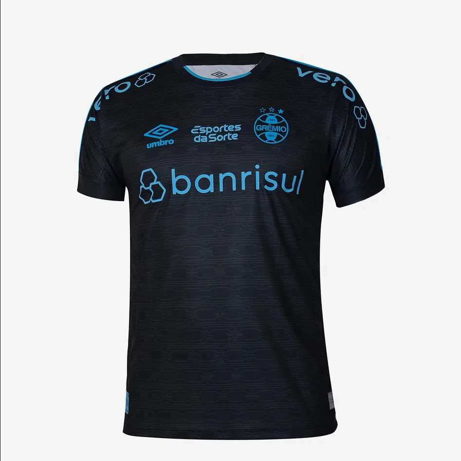 Gremio Third Player Jersey Soccer Football 2023 2024 Umbro