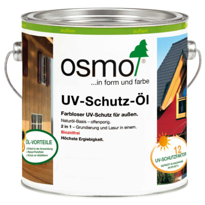 Osmo UV Schutz Öl farbloser optimaler Schutz vor Sonne 750ml