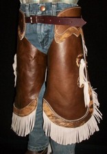 Custom Made Leather Kid's Chinks/Kid's Chaps/Made in USA