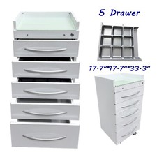 PreAsion  Mobile Storage Cabinet 5 Drawer office Assistant's Mobile Cabinet