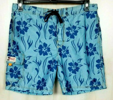 Tommy Hilfiger Men's XL Inseam 8" Tropical Polyester Mesh Liner Swim Trunks
