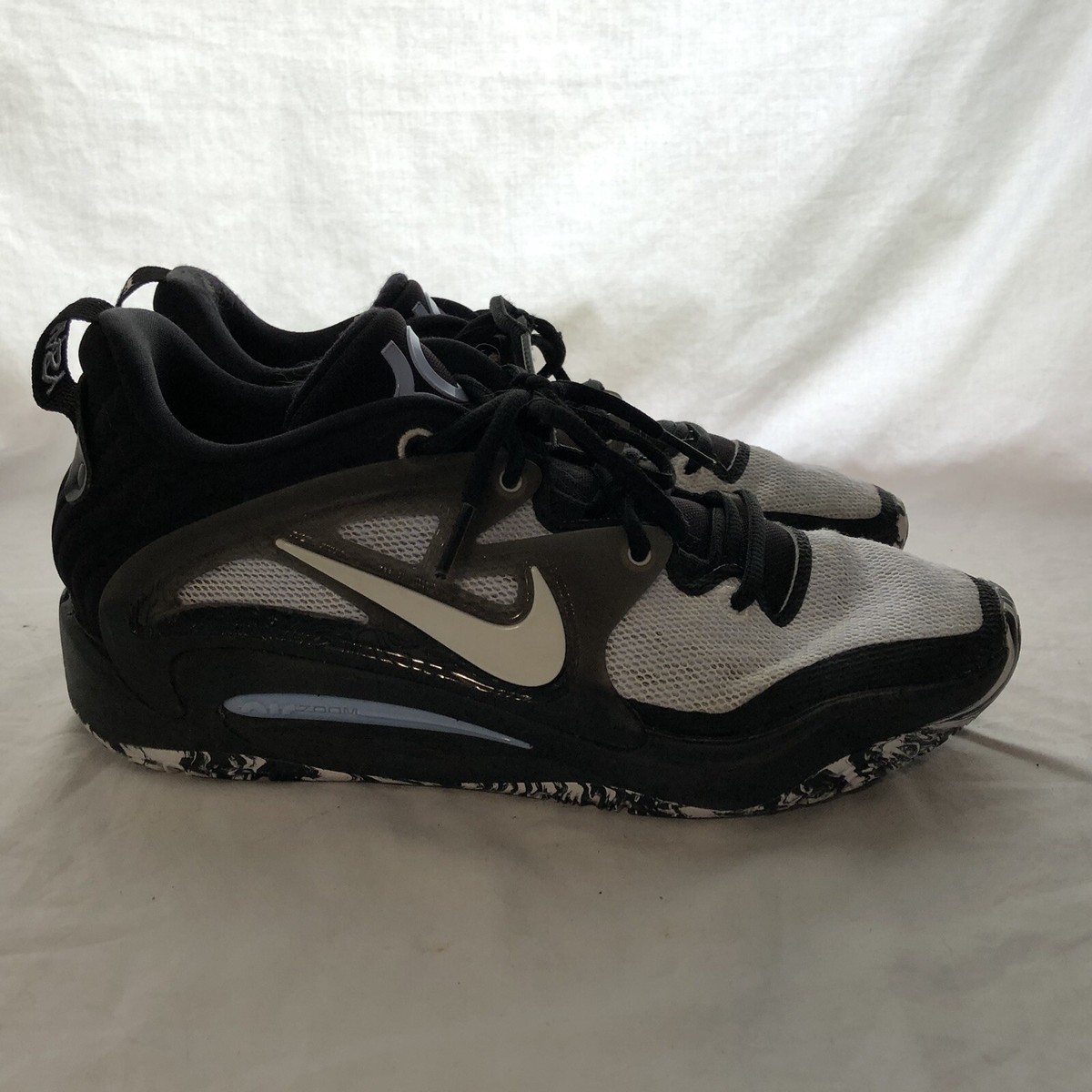 Nike KD 15 Refuge Men\'s Basketball Shoes Size 10.5 Black White DC1975-191 Nike KD 15 Black/White  main image 3