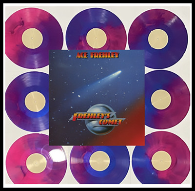 ACE FREHLEY FREHLEY'S COMET Red & Blue Hand Poured Vinyl NEW LP