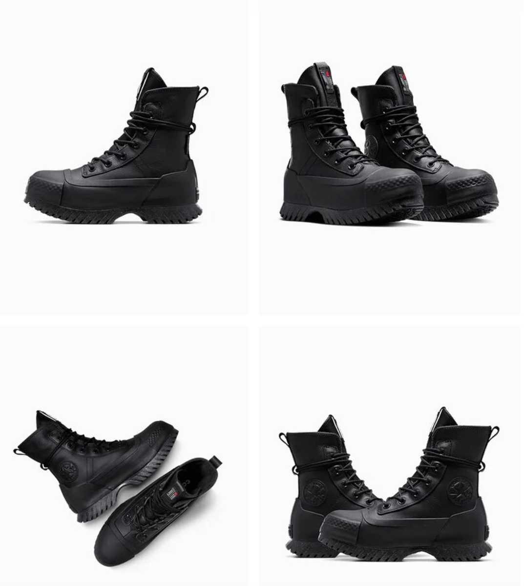 NEW CONVERSE Men Lugged XHi Waterproof Leather Boots A11162C Combat