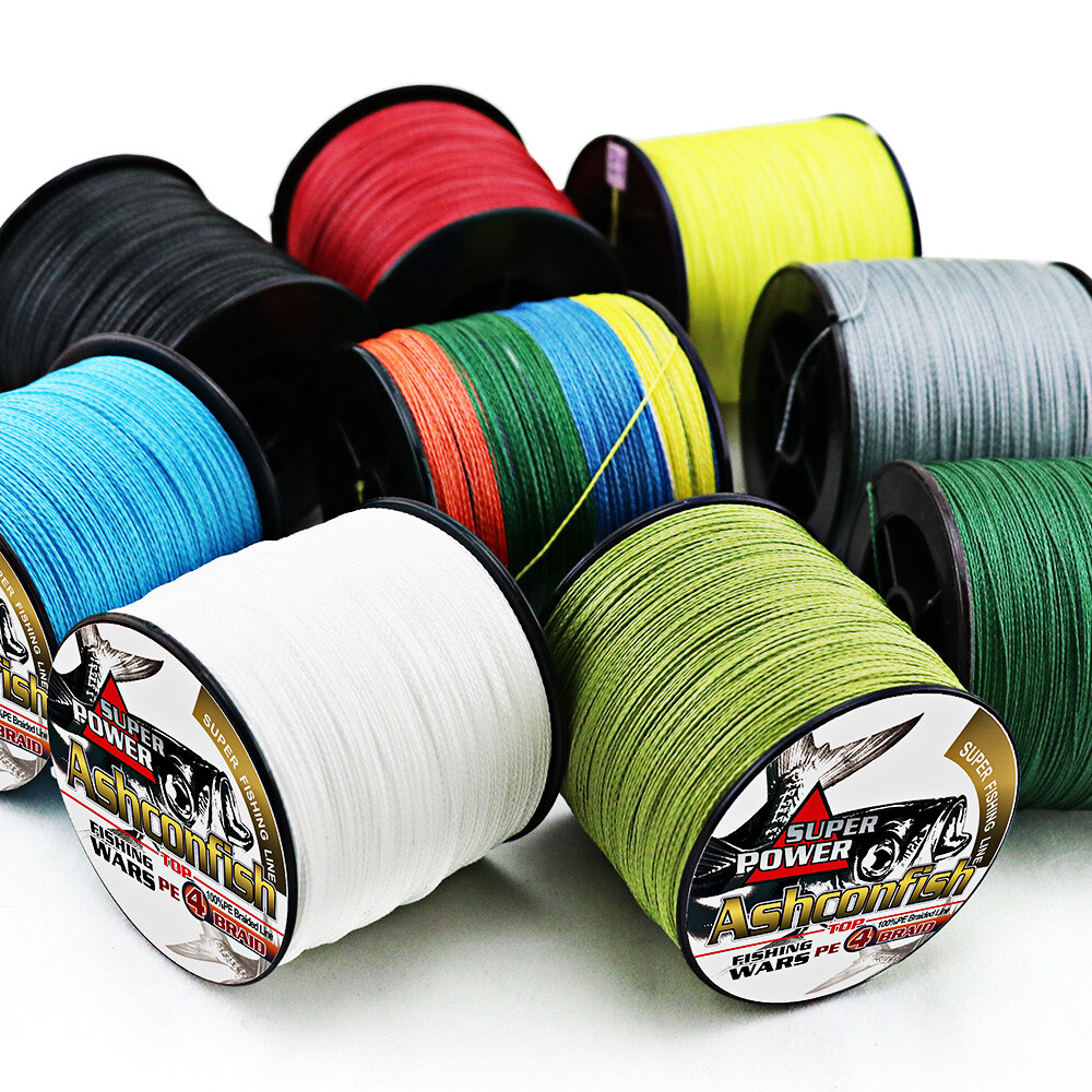 Ashconfish Braided Fishing Line 6lb100lb 4 Strands PE Super Extreme 300M 328Yds eBay