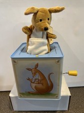 Schylling Kangaroo Jack in The Box Musical Wind up Toy No Baby