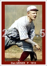 Dan Griner - 1913 St. Louis Cardinals - choose a style - colorized print
